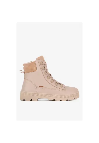 Ghete fete 5905588906803 - Piele naturala - Bej - Bej