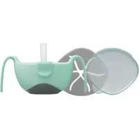b.box 3 in 1 Bowl & Straw castron cu pai Pisctachio 250 ml