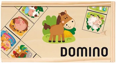 Domino pentru copii Woody - Animalele din ferma