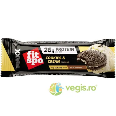 Baton Proteic Maxx 35% Proteina Cookies&Cream 75g