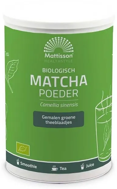 Mattisson Healthstyle Organic Matcha, 350 g