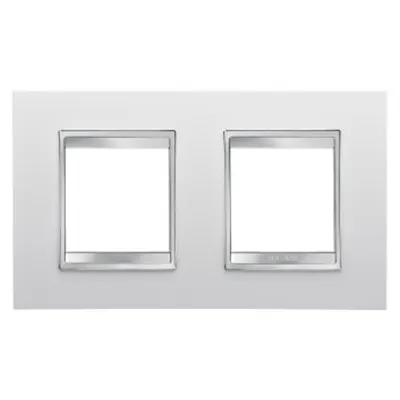 Placa ornament CProiector HORUS LUX international - IN TECHNOPOLYMER - 2+2 modul HORIZONTAL - WHITE - CProiector HORUS