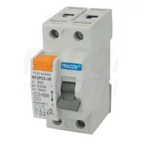 Bloc cu protectie diferentiala, 2 poli NF2P63-300 63A, 300mA, 6kA, AC