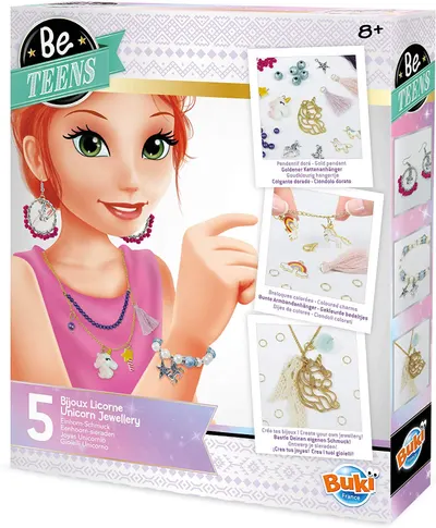 Set creativ Buki France Be Teens - Fa-ti singur bijuterii unicorn