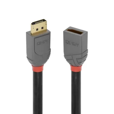 Cablu prelungitor Displayport Anthra Line 8K60Hz T-M 0.5m, Lindy L36495*
