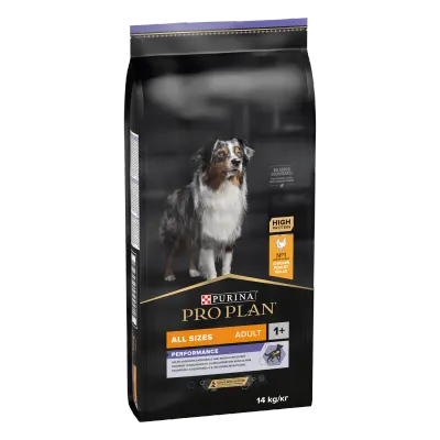 PURINA PRO PLAN ADULT Performance, Toate Taliile, Pui, 14 kg