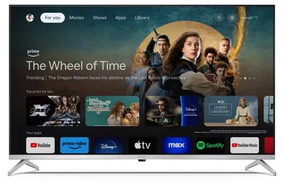 Smart TV Sharp - 43GP6265E, 43'', QLED, 4K, negru