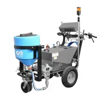 Echipament airless pentru trasat marcaje rutiere Larius K21 ECO - autopropulsat, 2,2l/min, rezervor 50lt Gravity