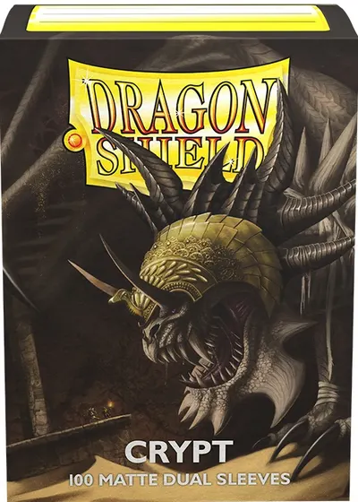 Protecții pentru cărți de joc Dragon Shield Dual Crypt Sleeves - Matte (100 buc.)