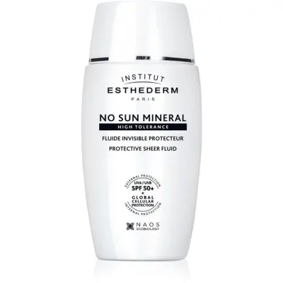 Institut Esthederm No Sun Mineral Fluid protective fluid pentru piele sensibila si intoleranta SPF 50+ 40 ml