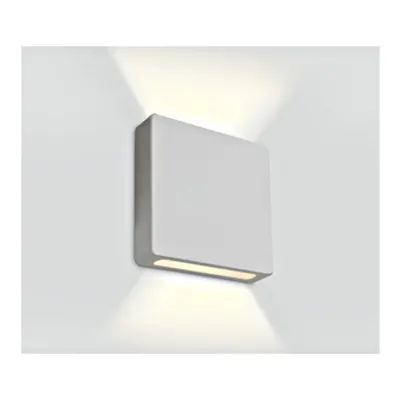 Alnar SQ Up/Down 2W, 110lm, 3000K, IP65, alb