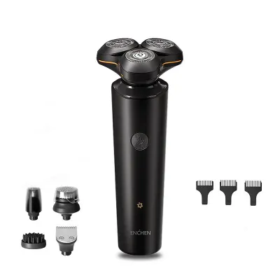 Aparat de ras electric ENCHEN Electric Shaver X8S-C, Uscat si umed, 5 capete independente, motor 5W, 600mAh - Default Title