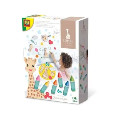Girafa Sophie - Creioane de baie cu forme