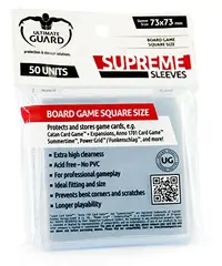 Protecții pentru cărți de joc Ultimate Guard - Square (50 bucati)