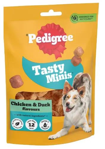 Pedigree Tastybites Cubulete Gumate Pui/Rata 130 g