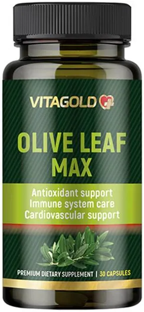Olive Leaf Max, 30 capsule, Vitagold