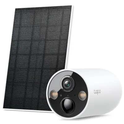 TPL Solar-Powered Security Camera Kit, 1/3" Progressive Scan CMOS Starlight Sensor, Focal Length: 2.1 mm, Field of View: 150° (D