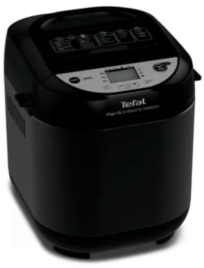 Maşină de pâine Tefal - PF251835, 700W, 22 programe, neagră