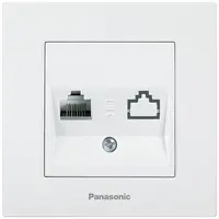Priza simpla date RJ45 cat. 5E Panasonic Karre Plus alb