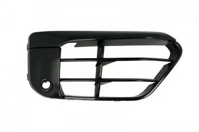 Grila bara fata dreapta SPORT, cu locas senzori, plastic, negru lucios BMW X1 intre 2015-2019