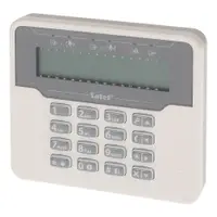 Tastatura LCD Satel VERSA-LCDM-WH, 3 butoane functionale, taste dedicate, buzzer