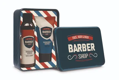 Set pentru barbati Barber Tin Box Duo, Treffina