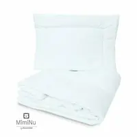 Set lenjerie patut 5 piese MimiNu cu volanase pilota si perna din bumbac 120x60 cm Design Pink Ballerina
