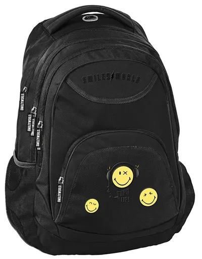 Ghiozdan școlar Paso Smiley - Cu 3 compartimente