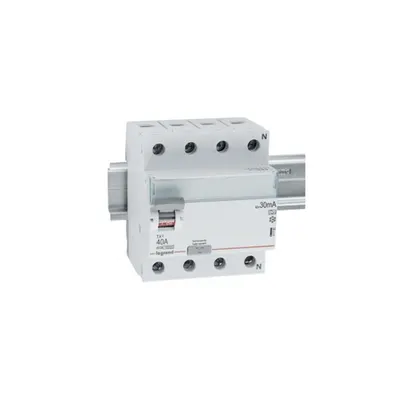 Intrerupator diferential - 4P 400 V~ - 30 mA - 40 A - tip A