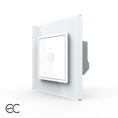 Intrerupator Simplu cu Touch LIVOLO cu Rama din Sticla – Protocol ZigBee EC