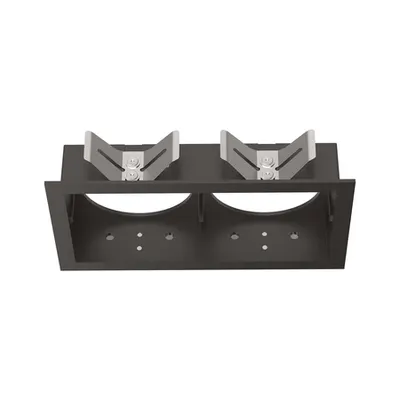 Accesoriu corp de iluminat Bento frame square twin Negru