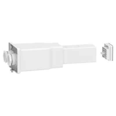 Canalis - unitate. alimentare pt. KBB - 40 A - montaj stanga - alb - metal