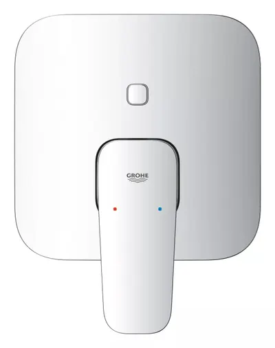 Unitate comanda dus Grohe Cubeo 1017780000, 2 functii, necesita valva, monocomanda, Crom lucios