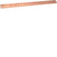 Bară Cu perforată, filet M6 630A 30X10 L430