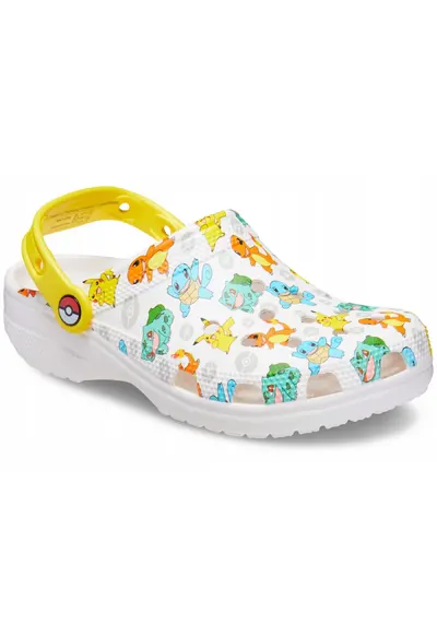 Saboti Dama - Classic Pokemon Clog - Croslite - Alb