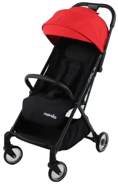 Cărucior de vară pentru bebeluși Nania - Orla, Red Black