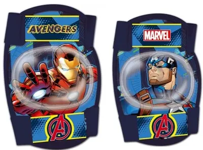Set de protecții pentru copii BIKE SPORT - The Avengers, albastru