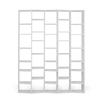 Bibliotecă albă 182x224 cm Valsa – TemaHome
