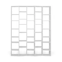 Bibliotecă albă 182x224 cm Valsa – TemaHome