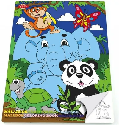 Carte de colorat Sense - Animale dragute