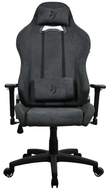 Scaun de gaming Arozzi - Torretta Soft Fabric V2, gri închis