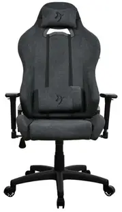 Scaun de gaming Arozzi - Torretta Soft Fabric V2, gri închis