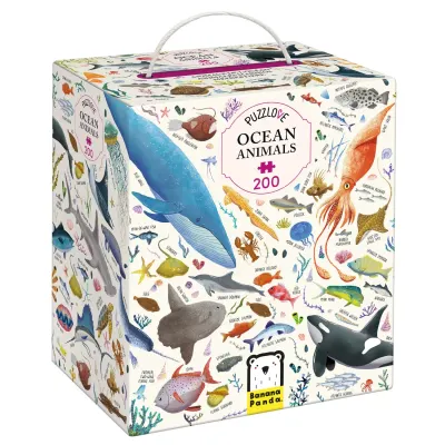Puzzle, Banana Panda, Animale din ocean, 200 piese
