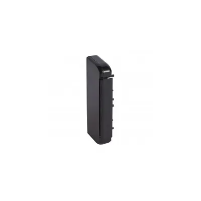 End cap pentru capac flexibil snap-on DLP trunking negru Edition - 50 x 130 mm - left or right