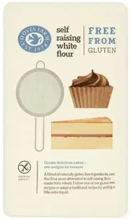Făină albă fără gluten cu agenți de creștere, 1 kg, Doves Farm