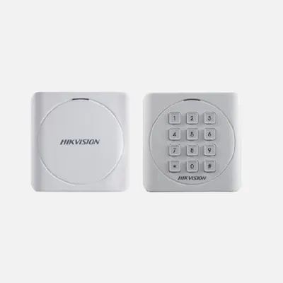 Cititor card cu tastatura Hikvision DS-K1801EK, frecventa de operare RFID EM125KHz, conectivitate: Wiegand 26/34 protocol, dista