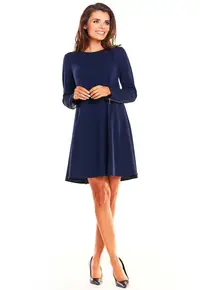 Rochie Rochie dama poliester - A661 - Bleumarin