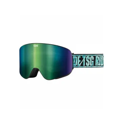 Ochelari schi TSG Goggle Four S blue-jungle pentru adulți
