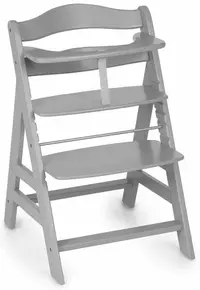Hauck Scaun de masa din lemn pentru copii Alpha + Grey