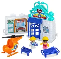 Set de joacă Tiny Kiddom L&S - Primul ajutor și clinică